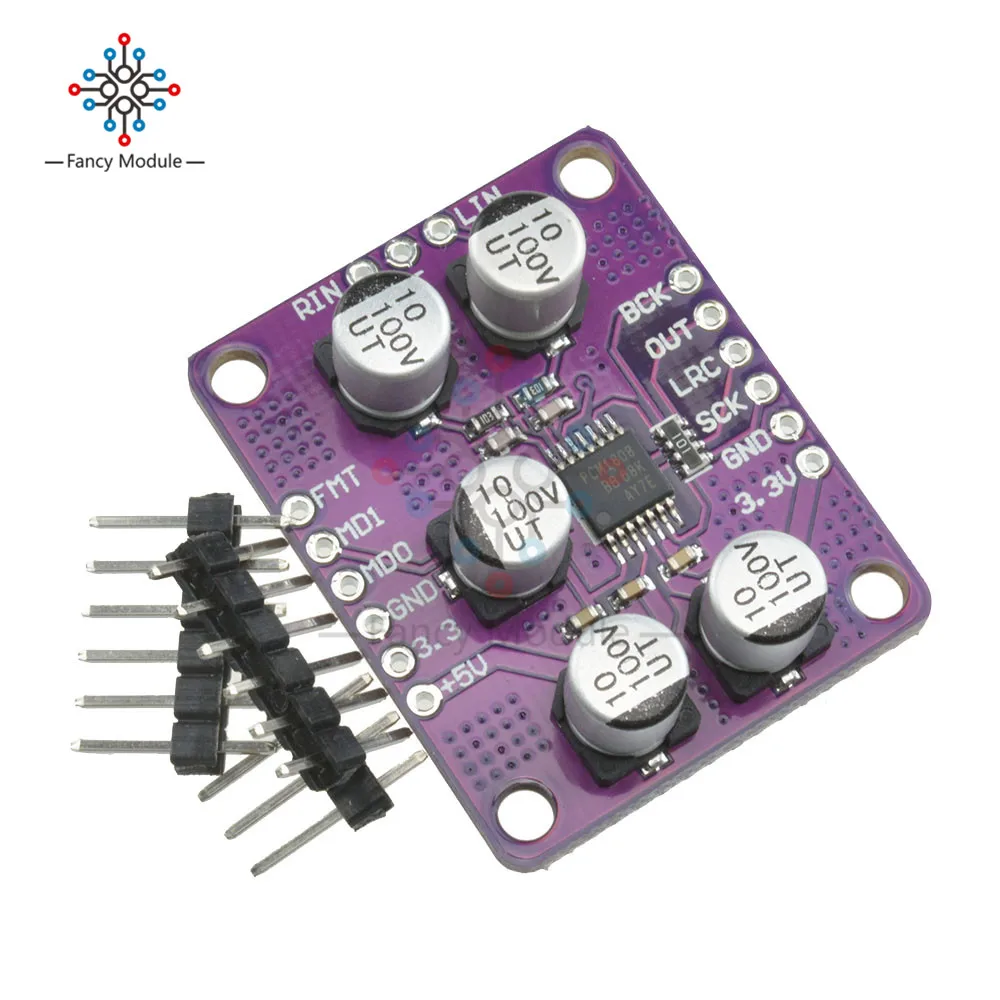 PCM1808 105dB SNR аудио стерео ADC односторонний Аналоговый Входной декодер 24bit усилитель