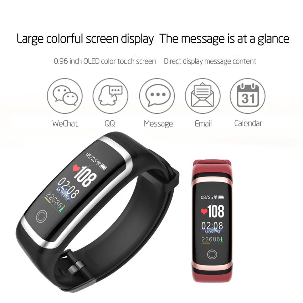 Wearpai Смарт часы Для мужчин Фитнес трекер M4 Водонепроницаемый IP67 крови Давление