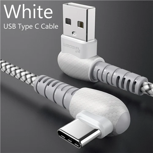 White for USB Type C TIEGEM USB кабель для iPhone X XS MAX XR 8 7 6 5 6s S usb type C кабель зарядное устройство Micro USB кабель кабели для мобильных телефонов - Цвет: White for USB Type C