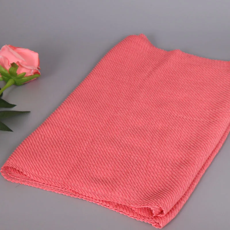 2019 однотонный шарф в полоску из вискозы для женщин мягкое оголовье морщин