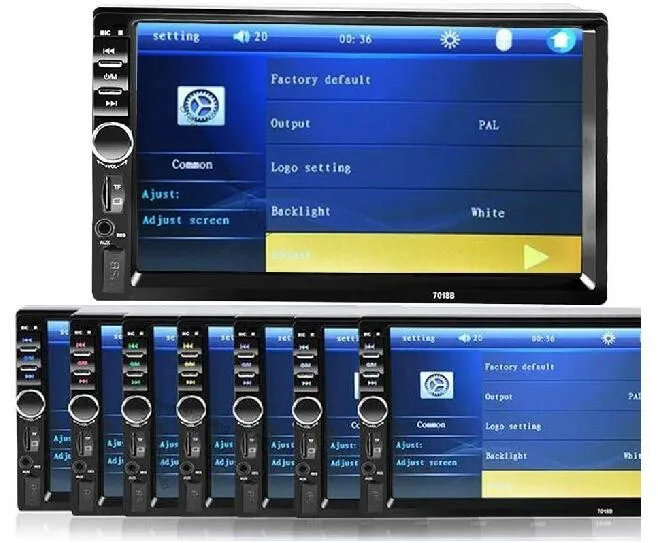 7018B 2DIN Автомобиль Bluetooth аудио 7 &quotHD радио в тире Разрешение Touch ScreenP3 светодиодный