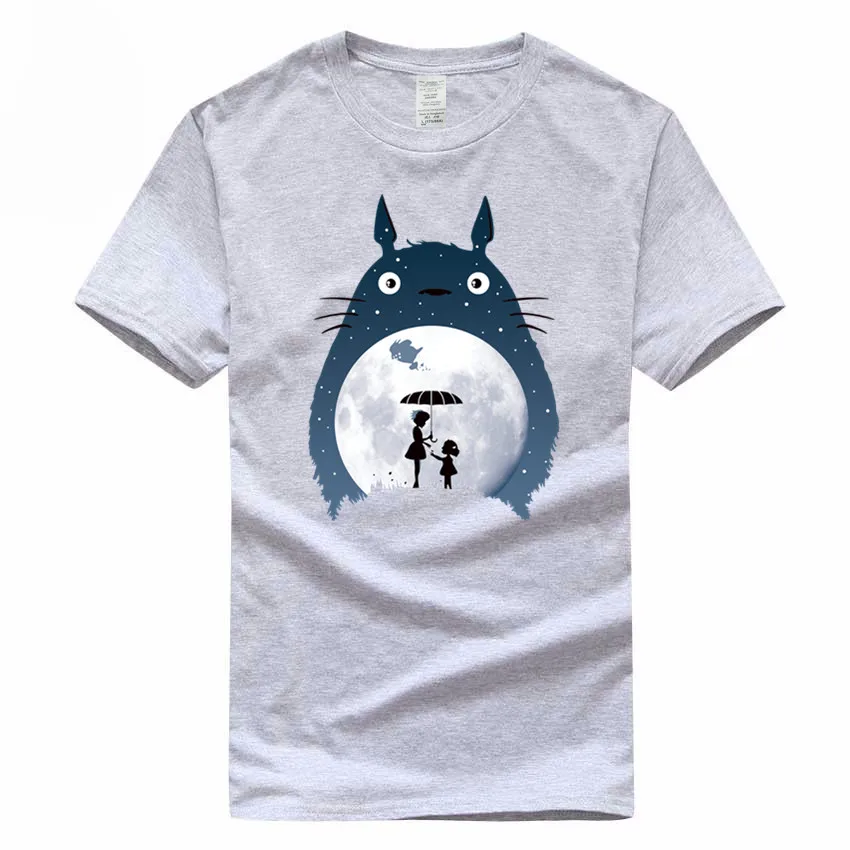 Hayao Miyazaki, Тоторо европейский размер хлопковая футболка Летняя Повседневная с круглым вырезом короткий рукав Футболка для мужчин и женщин GMT047