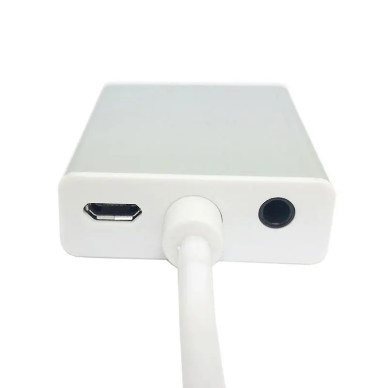 Выходной адаптер Micro HDMI VGA типа D с питанием USB и аудио видео для монитора проектора