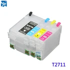 T2701 T2711 многоразовый чернильный картридж с чипом ARC для epson WorkForce WF-7110 DTW WF-7610 WF-7620 WF-3620 WF-3640DTW wf-3640