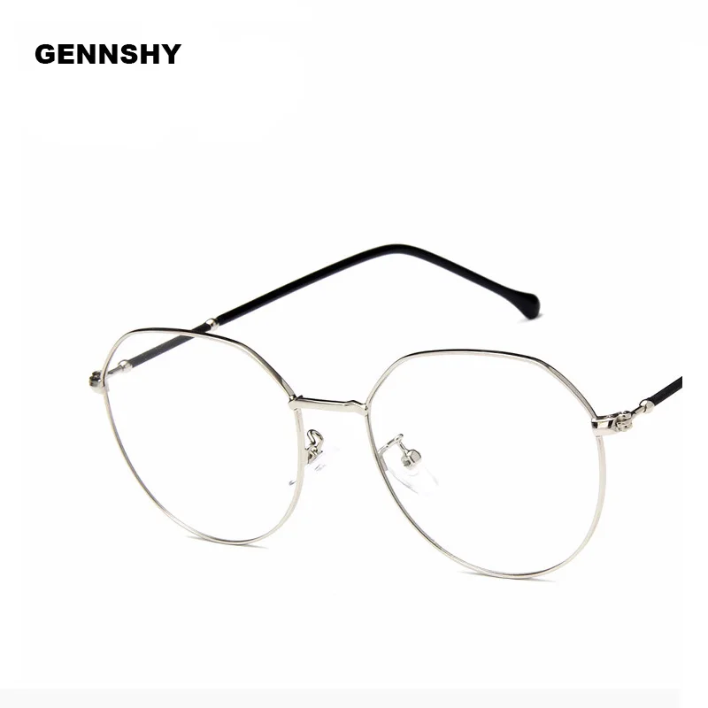 2018 новые ретро очки из полигона женские Уникальные аномалия оптическая оправа