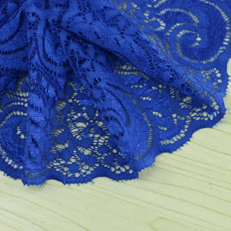 Синее эластичное кружево 9 см аксессуары для одежды сделай сам швейное