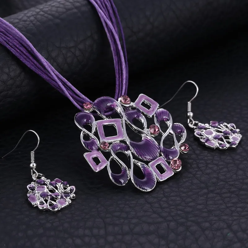 Женские Геометрические ожерелья и подвески Collier Femme ювелирные наборы с
