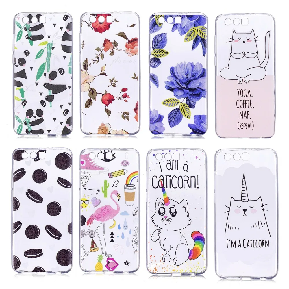 Phonecase для Huawei Honor 9 8X 8C Honor6A 6C 5C защитной оболочки Coque Honor7A 5 45 дюйма 7C чехол мягкий