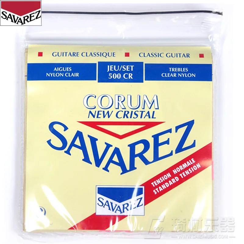 

Комплект натяжения для классической гитары savalez из кристаллов, Corum, 028-.042, 500CR