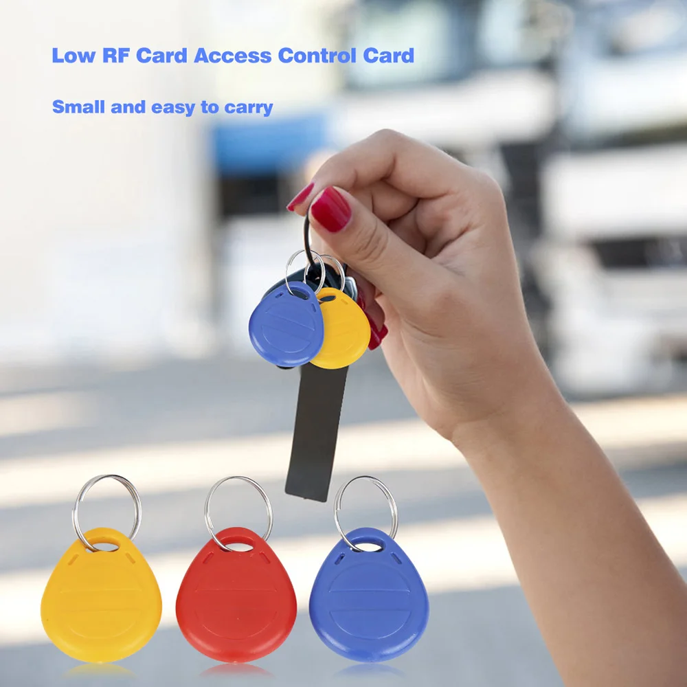

125KHz EM4100 RFID Copier Writer Duplicator Programmer Reader + T5577 EM4305 Rewritable ID Keyfobs Tags Card 5200 Handheld