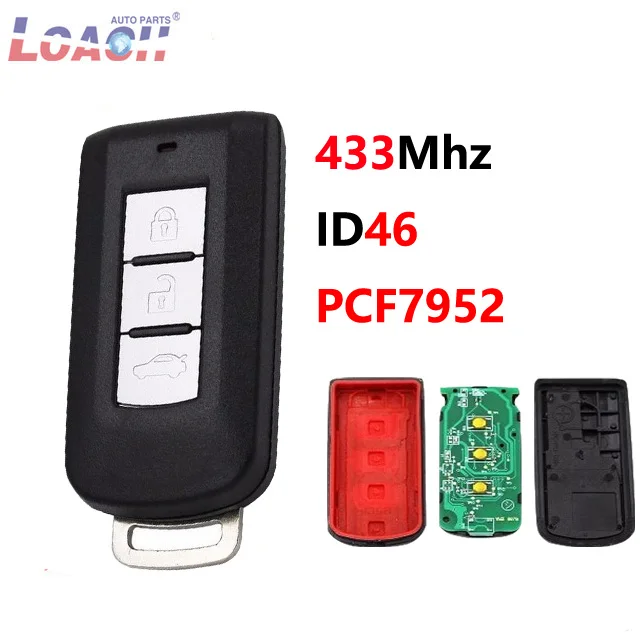 

3Button G8D-644M-KEY-E ASX Outlander Sport Pajero Shogun Montero Lancer RVR Car Remote Smart Key Suit for MITSUBISHI