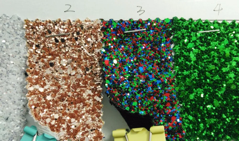 Christmas Green and Red Mixed Color Chunky Glitter Leather PU for DIY accessories wallpaper handbags shoes P1338 | Дом и сад