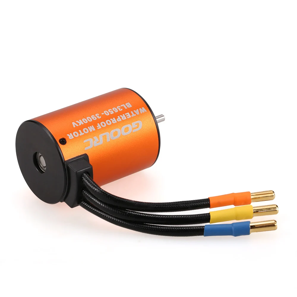 GoolRC 3650 3900KV водонепроницаемый бесщеточный двигатель для 1/10 RC автомобильных