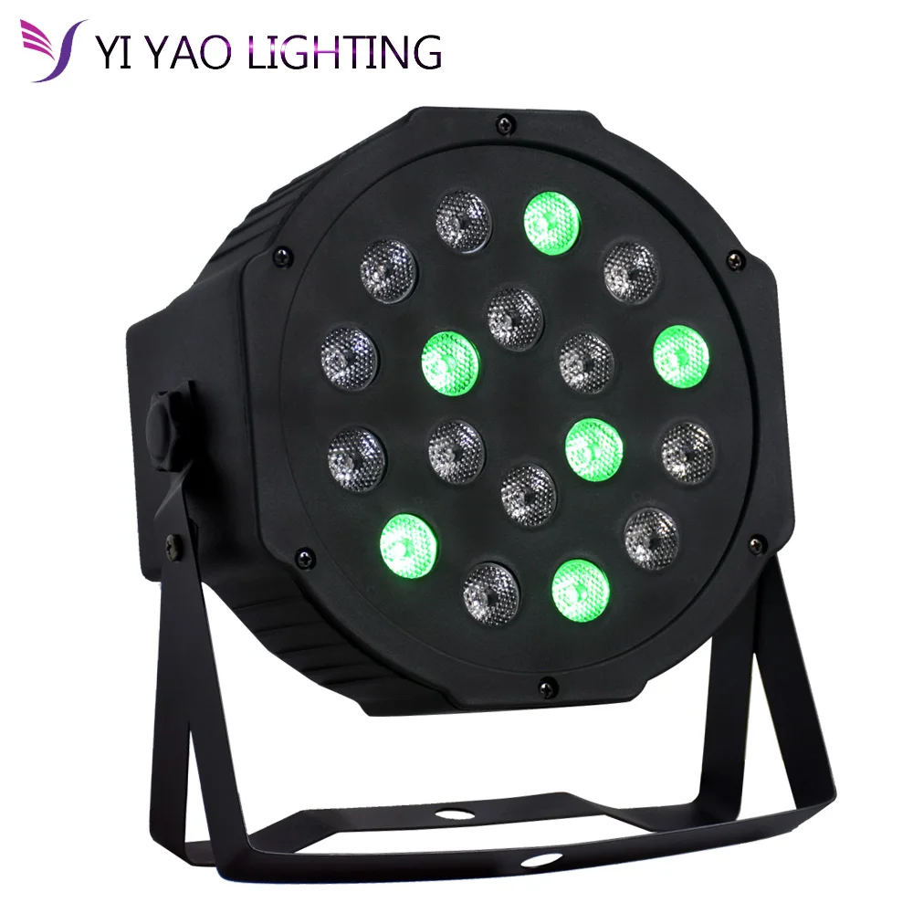 18X3 W Светодиодный прожектор RGB лампы DMX и звук активированный для сценического освещения
