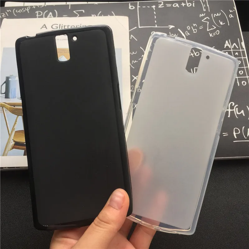 Мягкий силиконовый защитный чехол накладка для Oneplus 1 / One Plus A0001 черный из ТПУ