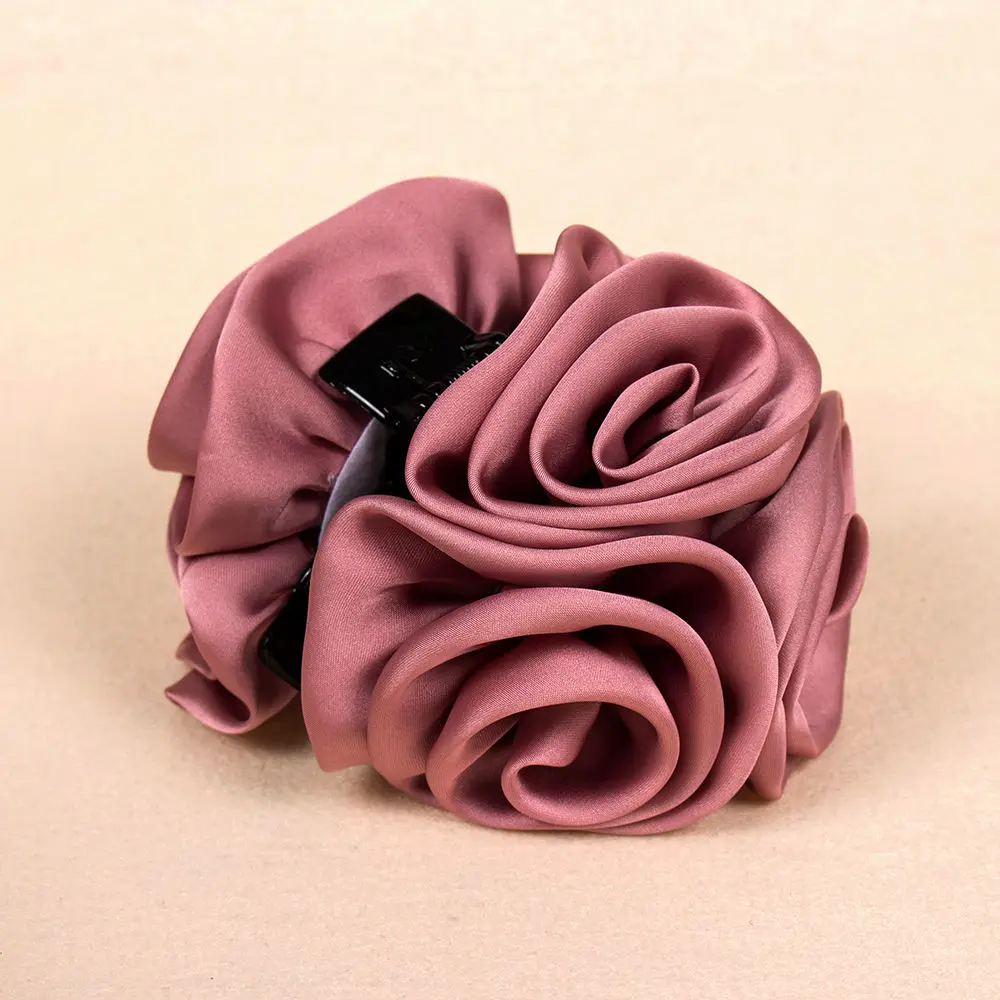 purple 1 шт., Корейская Цветочная повязка на голову, лента с розами, заколка для волос, заколка для девочек, украшение для волос, заколка для волос, инструменты - Цвет: purple