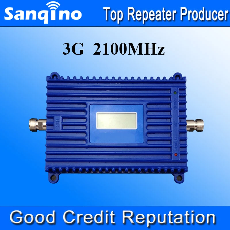 Sanqino 3G повторителя 2100 UMTS мобильный ретранслятор 70db усиления усилитель сигнала