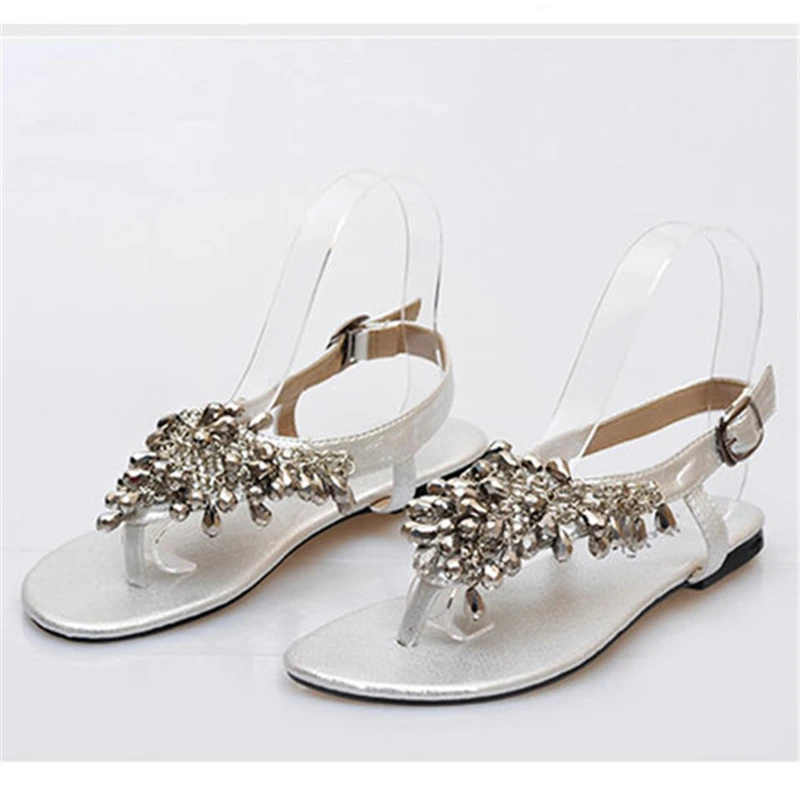 Женские Босоножки на каблуке обувь с пряжкой buckle strap flats черные золотые