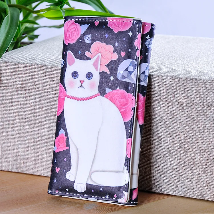 Новый Модный женский кошелек из мягкой искусственной кожи с застежкой Длинный