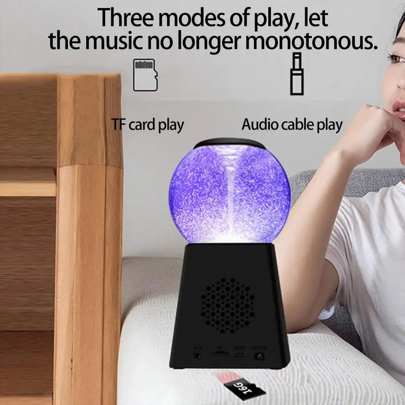 Красочный светодиодный tornado водное поло Bluetooth динамик Портативный Открытый bass