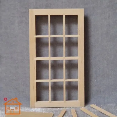 

1:12 Dollhouse 12 Square Window Doll Home Toy Accessory DIY Decorations