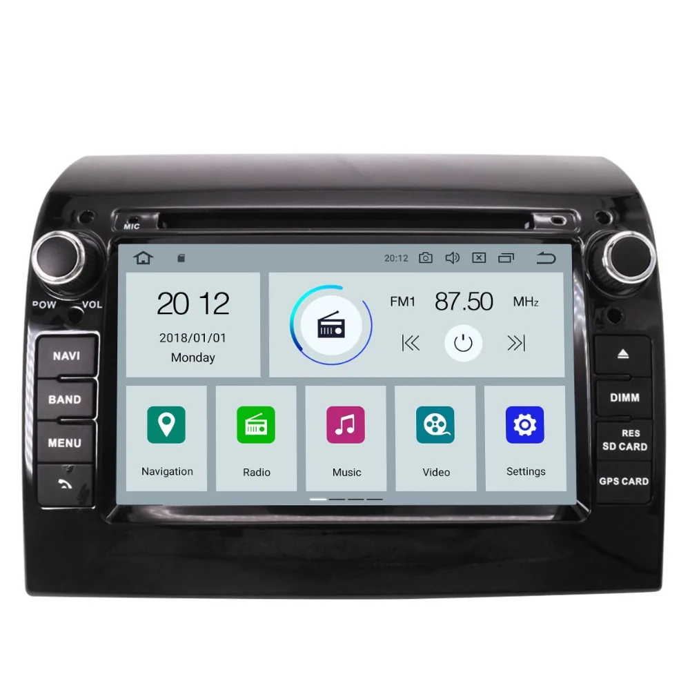 Aotsr Android 9 0 GPS навигация автомобильный dvd плеер для FIAT DUCATO 2011 2015 мультимедиа 2 din