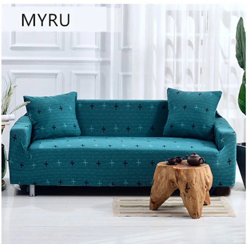 

Europe Geometric Sofa Slipcovers Tight Wrap All-inclusive Slip-resistant Elastic Cubre Sofa Towel Corner Sofa Cover Couch Cover