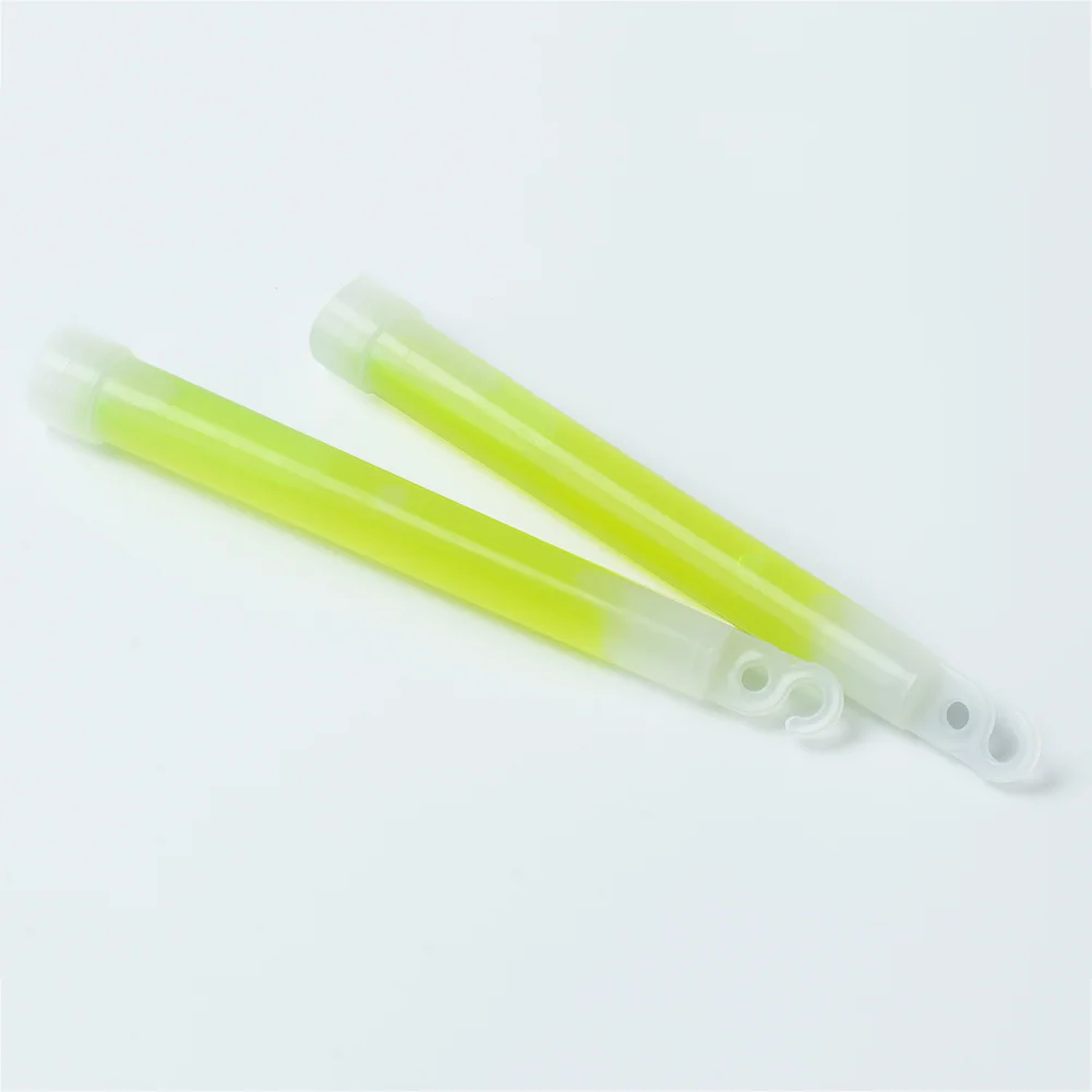 Пластиковый зеленый светильник толщиной 15 мм 5 шт. светящиеся палочки с крючком