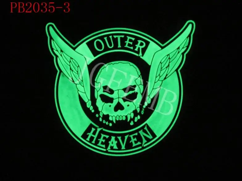 MGS outer Heaven группа специального назначения Тактический для поддержания боевого духа 3D накладка из ПВХ 10,5 см* 10 см