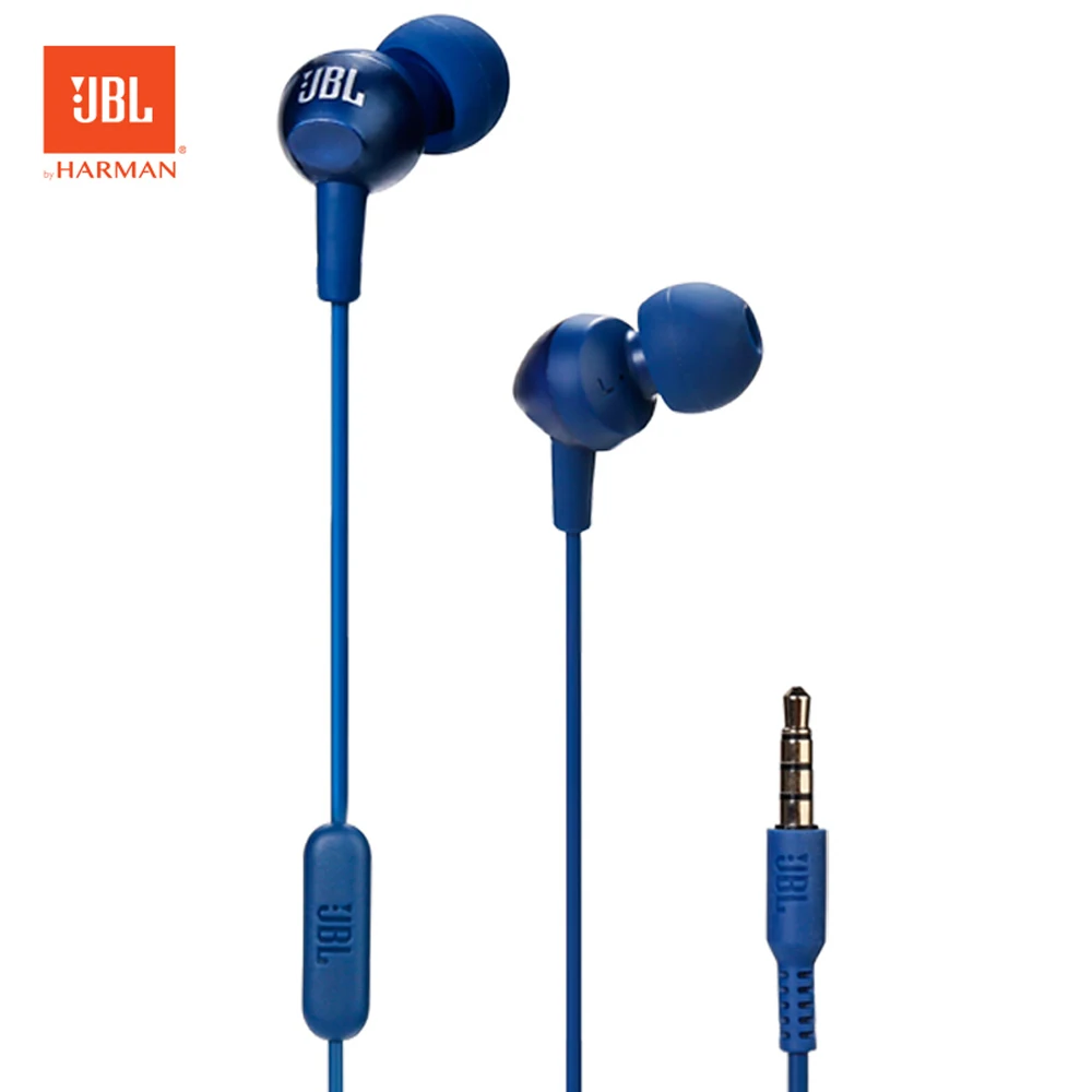 Проводные наушники вкладыши JBL C200si 3 5 мм музыкальная гарнитура спортивные с