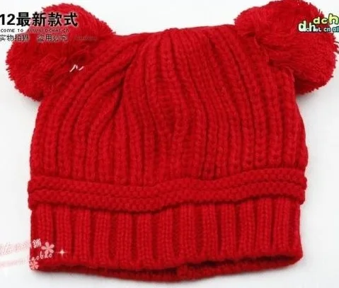 Детский вязаный крючком головной убор зимняя шапка теплые головные уборы для