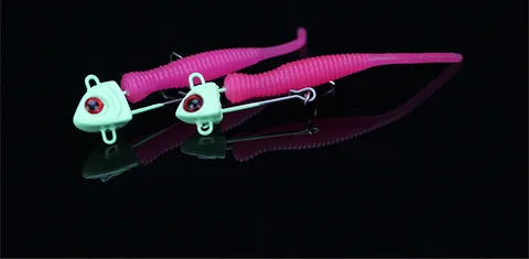 Мини-джиг-головки Weihefishing, светящиеся, 2 шт.