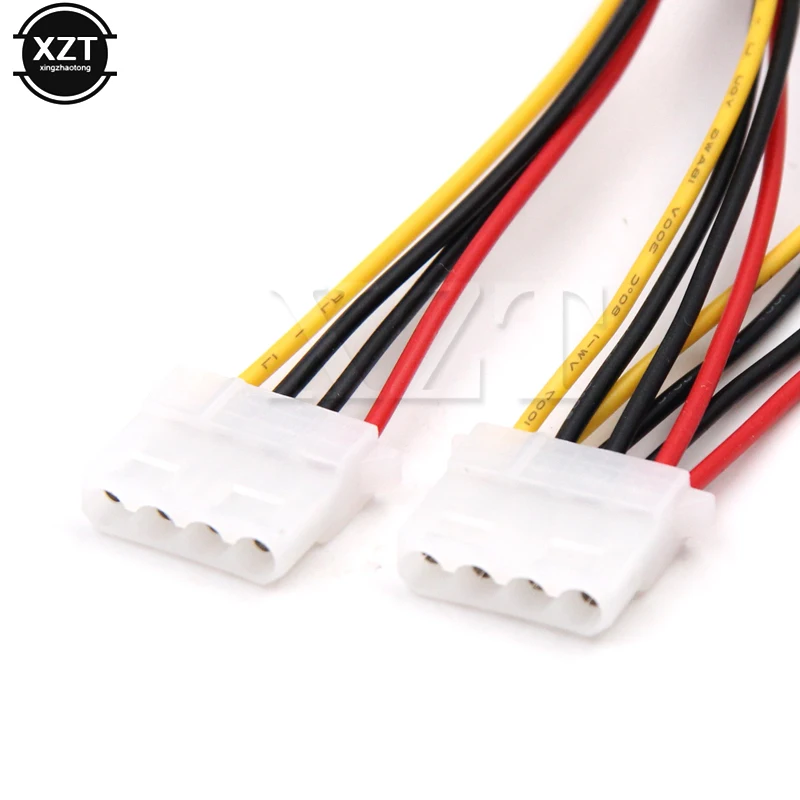 4-контактный Molex папа-3 порта IDE гнездовой блок питания сплиттер адаптер кабель