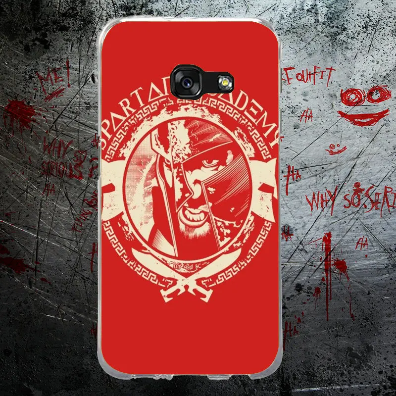 Soft TPU Phone Cases Bags for Samsung Note 2 3 4 5 8 HTC One U11 M7 M8 M9 M10 A9 E9 Plus Shell Spartan 300 Warrior Movie | Мобильные