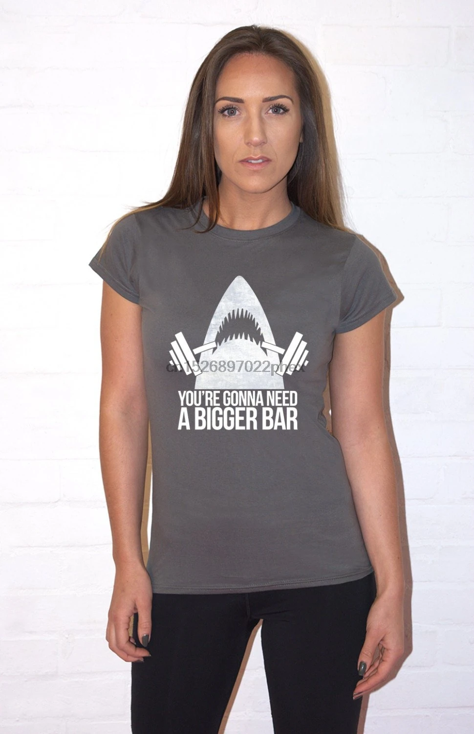 Мужская футболка с надписью Jaws you will Need A More Bar|Мужские футболки| |