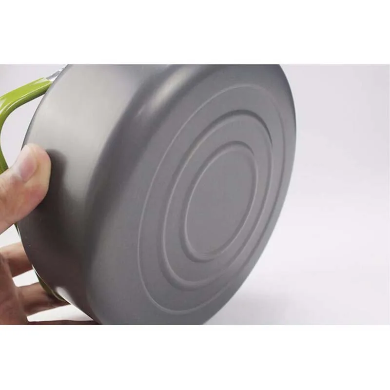 Открытый 1 2л Кемпинг портативный набор для приготовления пищи металлический