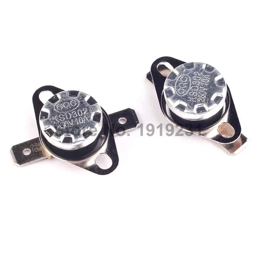 10 шт. терморегулятор KSD301 85C 250V 10A NC|switch mode|switch eyewearswitch spst |