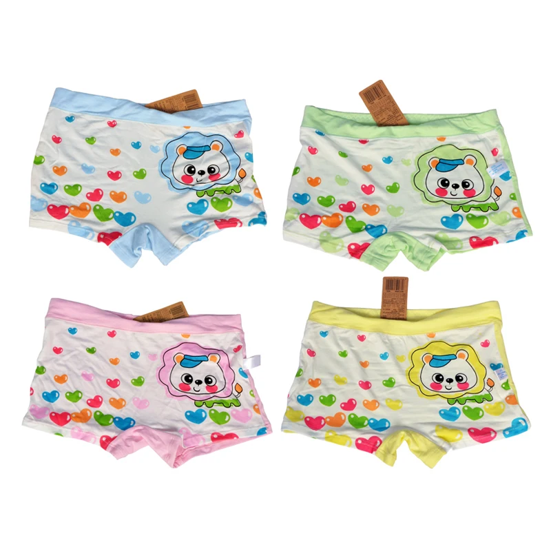 Новое поступление 4 шт./упак. для девочек Нижнее белье Детское нижнее детские