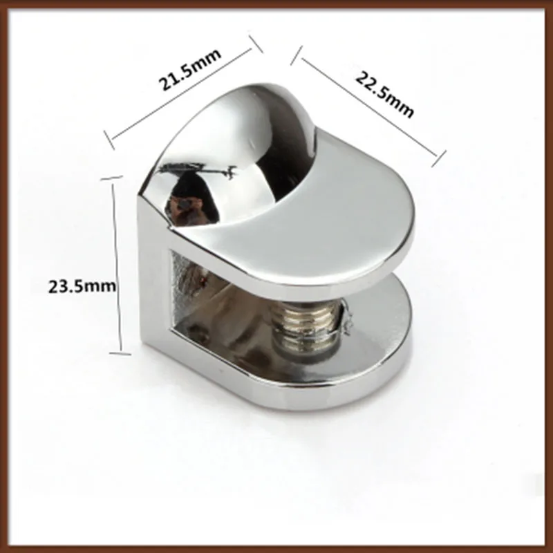 Средний блеск сплав стекла клип / зажим Многослойные полкодержатель Толщина : 8 - 10