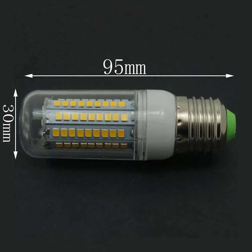 Светодиодная лампа E27 10 Вт 102 2835 SMD5730 белая 220 в 2000 лм для домашнего декора|e27 corn|e27