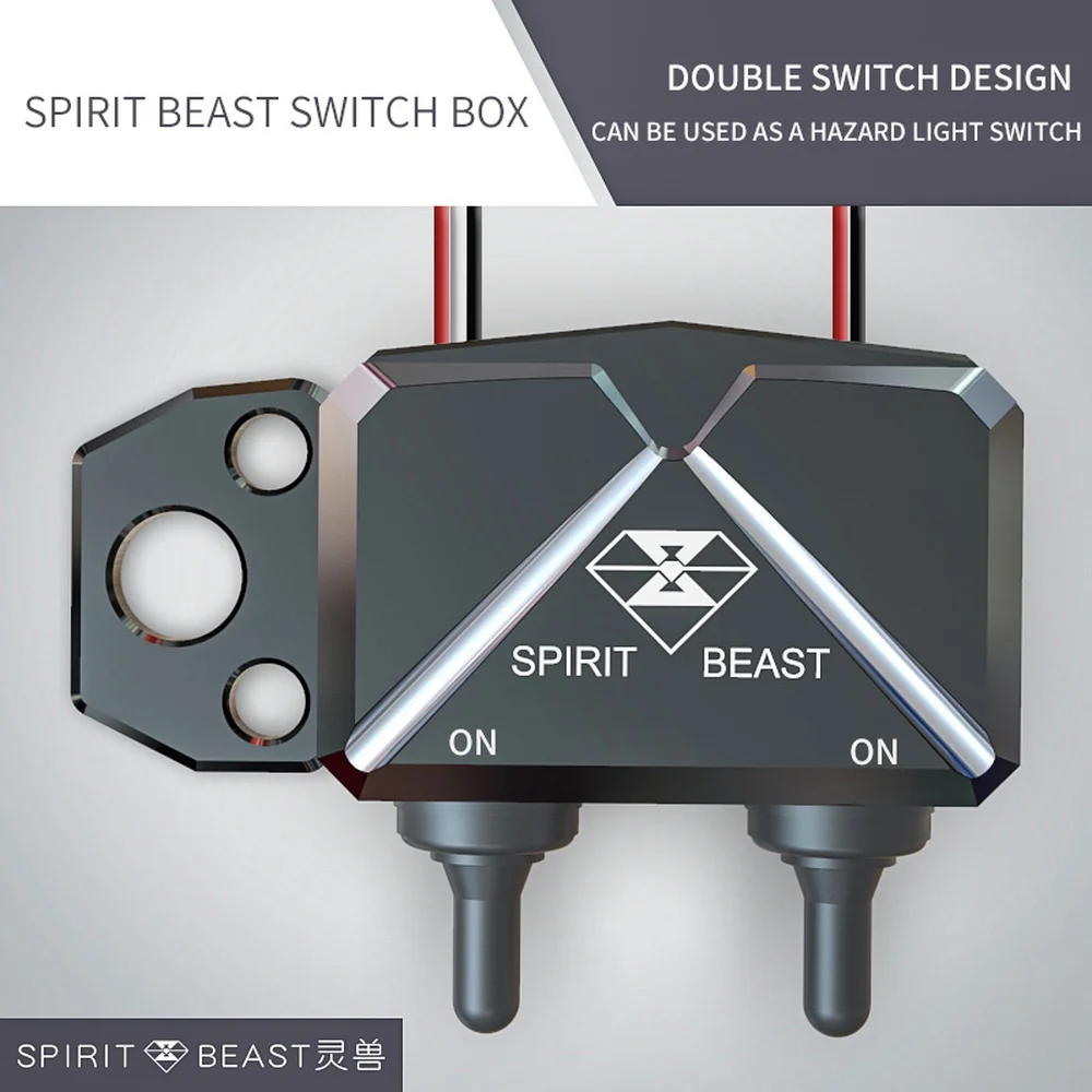 Переключатель для мотоциклетных фар SPIRIT BEAST двойные переключатели управления