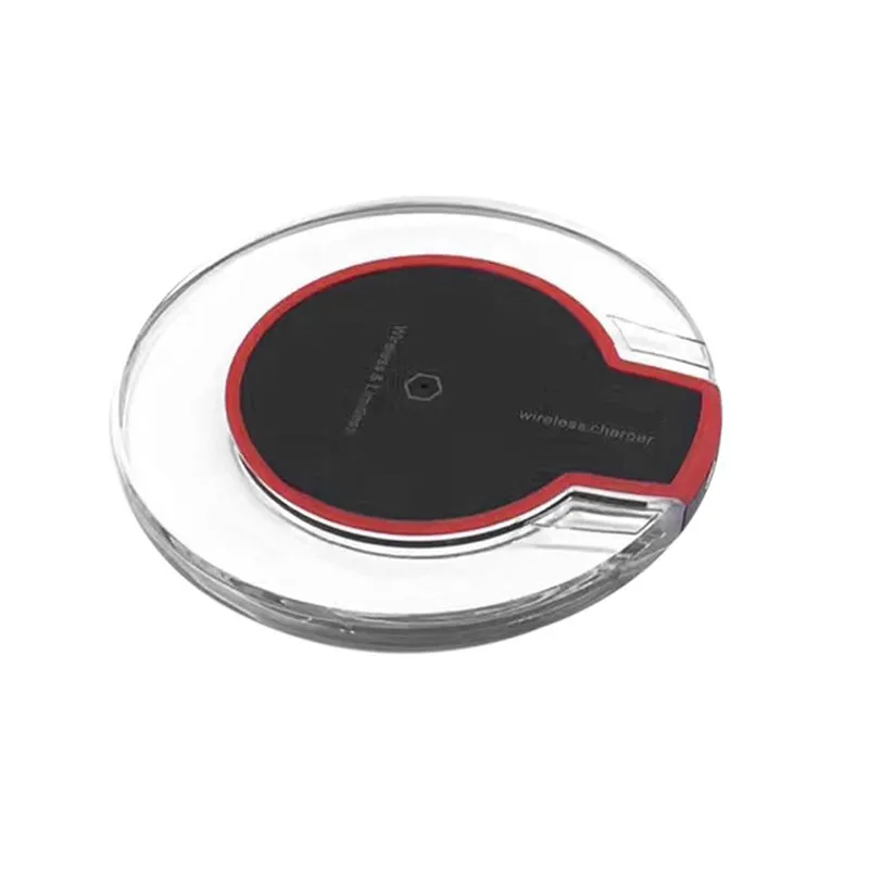 Kebidu модная новинка Qi LED прозрачное Беспроводное зарядное устройство