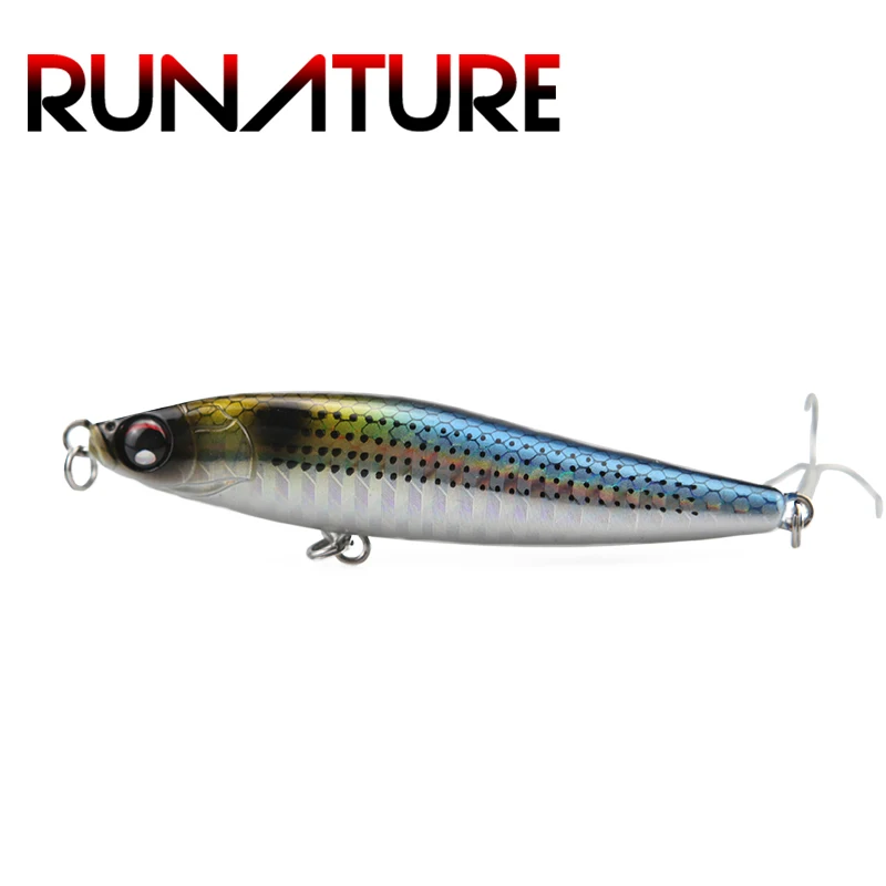 Runature Pencil Тонущая приманка 80 мм/19 г жесткая для рыбалки карандаш искусственная