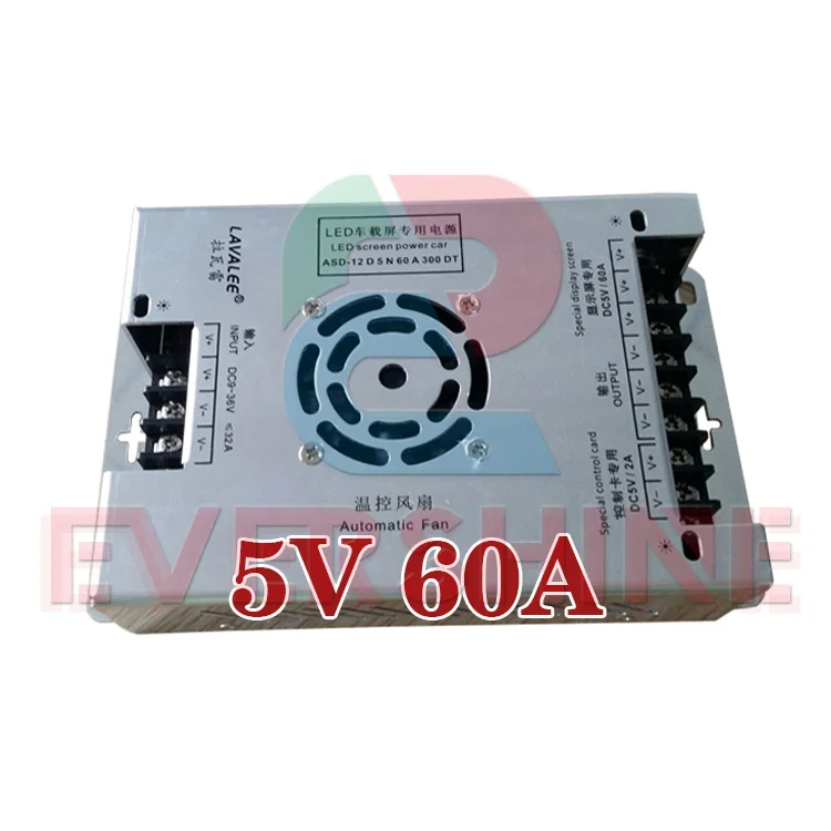 5V60A LAVALEE 5V 30A 20A 40A 60A 150W 100W 200W 300W светодиодный дисплей для такси Питание - Цвет: 5V60A