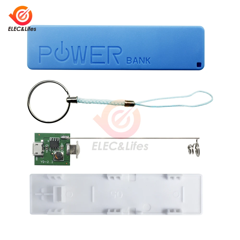 Металлоискатель электронный DIY Kit 18650 USB Мощность банк Зарядное устройство коробка DC 3 V-5 V 60 мм Бесконтактный Сенсор борту модуль детектор металла