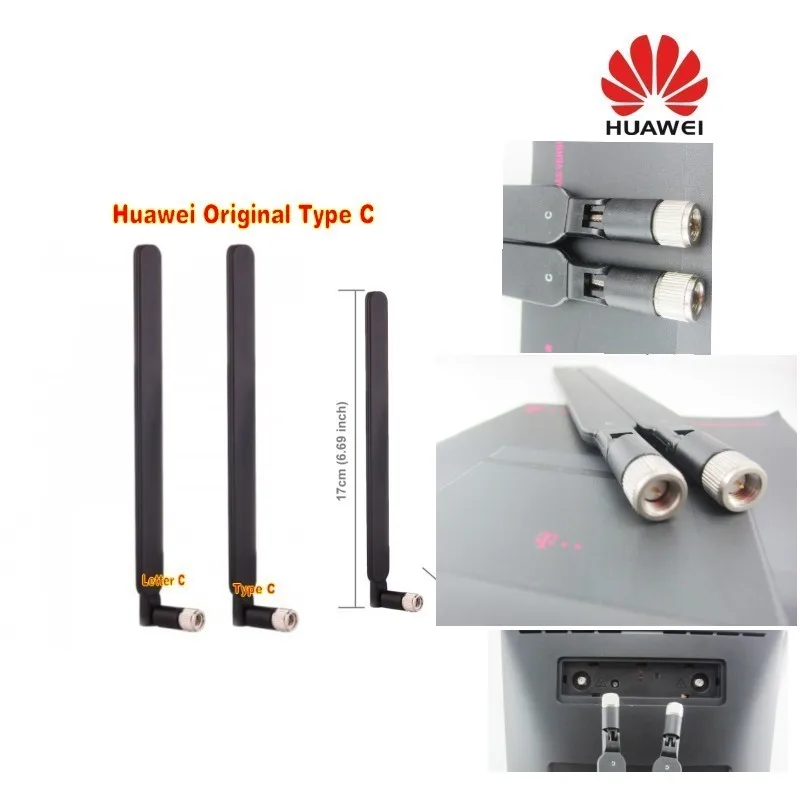 

Black color 5dbi 4G LTE antenna 100% huawei b593 B890 B315 B310 B880 with sma connector Letter C