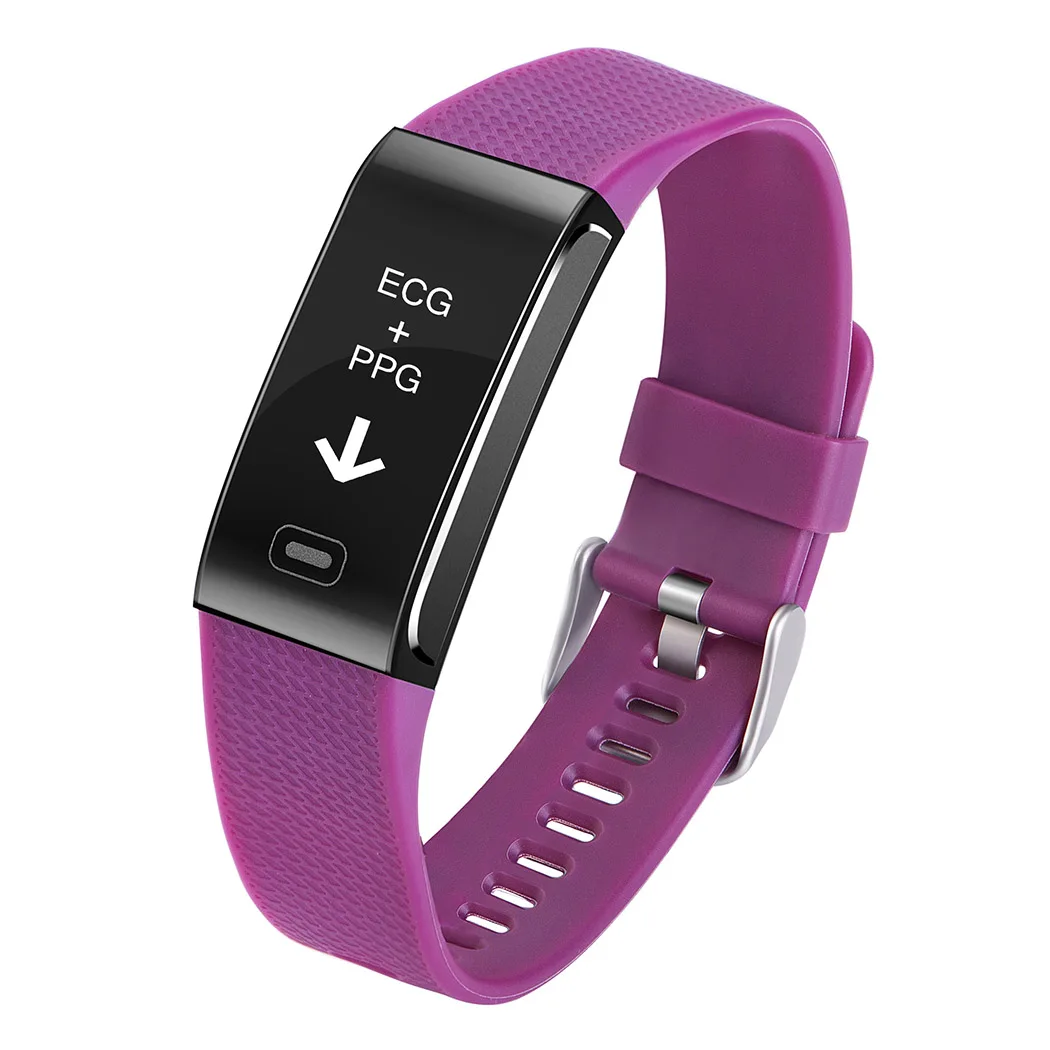 CK18 Bluetooth Smart часы ЭКГ Heart Rate Напульсники крови Давление монитор спортивный браслет