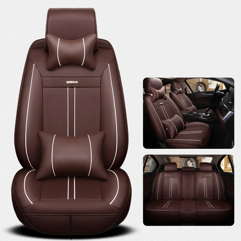 Автокресло Обложка Авто мест кожаные чехлы для Mitsubishi ASX carisma Colt Eclipse EVO Galant Lancer L200 RVR