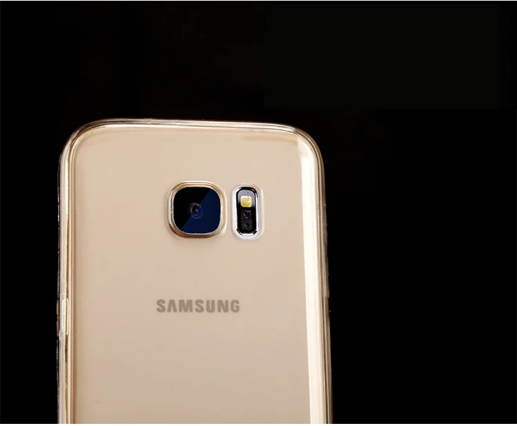 Прозрачный мягкий чехол из ТПУ на весь корпус для Samsung Galaxy S7 edge E5 E7 S6 S6edge plus G313H G355H