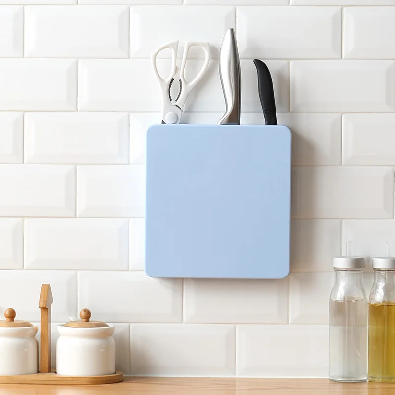 Скрытый настенный держатель для инструментов нож блок пластиковый хранения